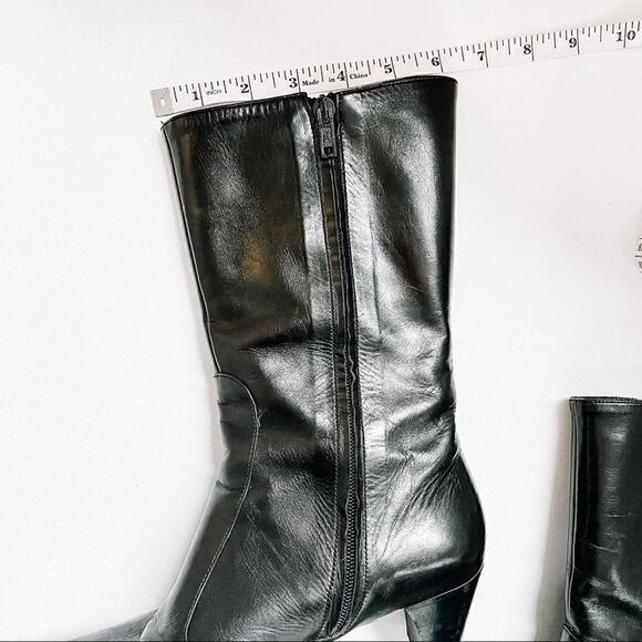 Robert Clergerie Pointed Toe Heeled Boots - Picture 4 of 11